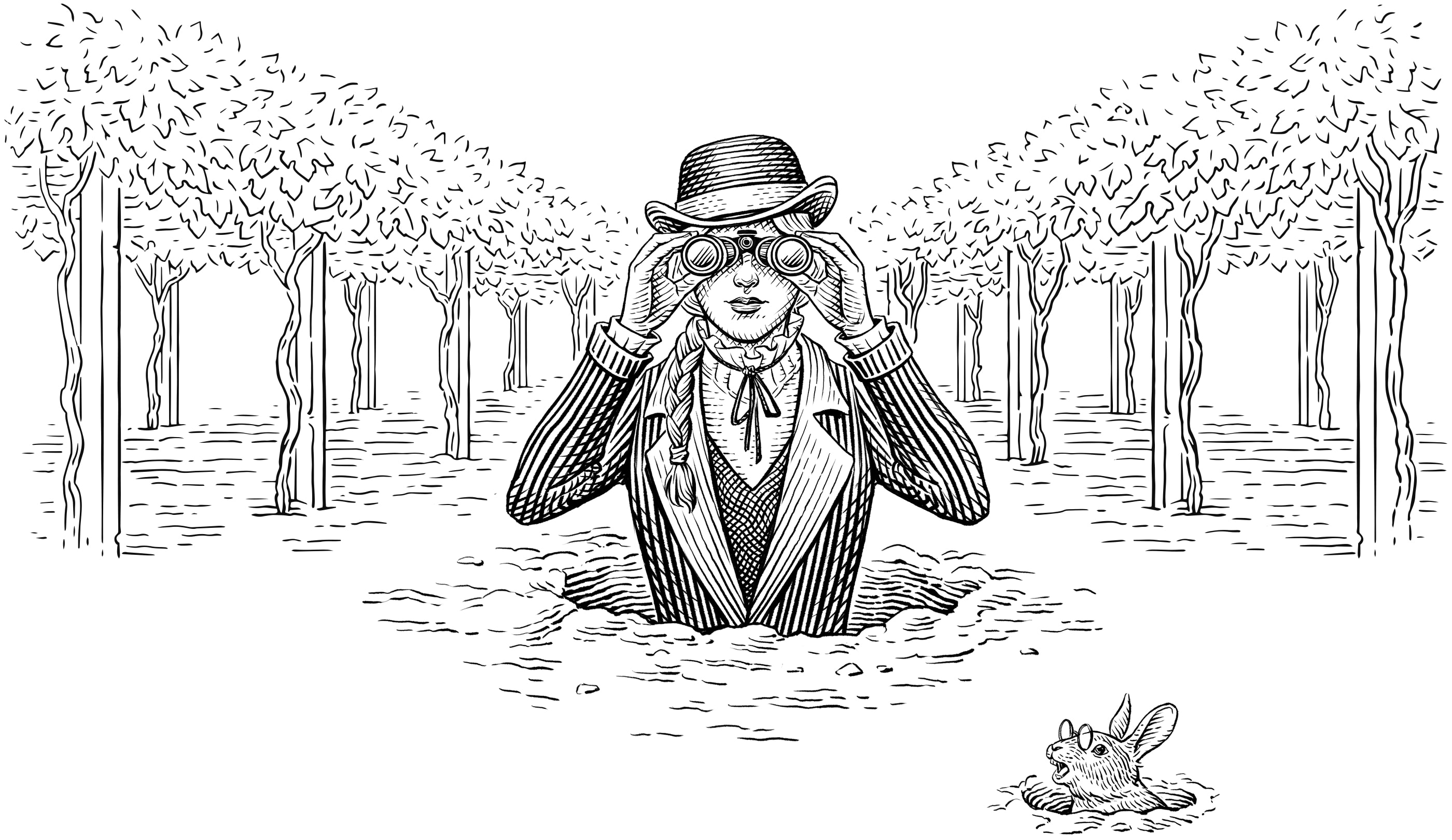 Cartografos Mujer Ilustracion